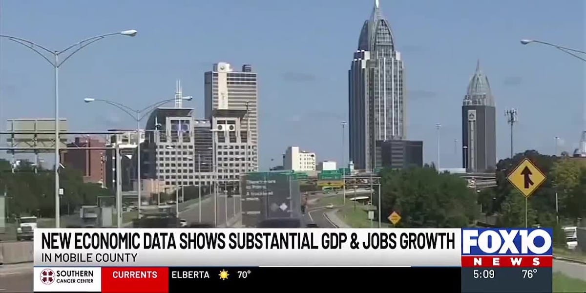 GDP growth in Mobile could bring better wages and more jobs